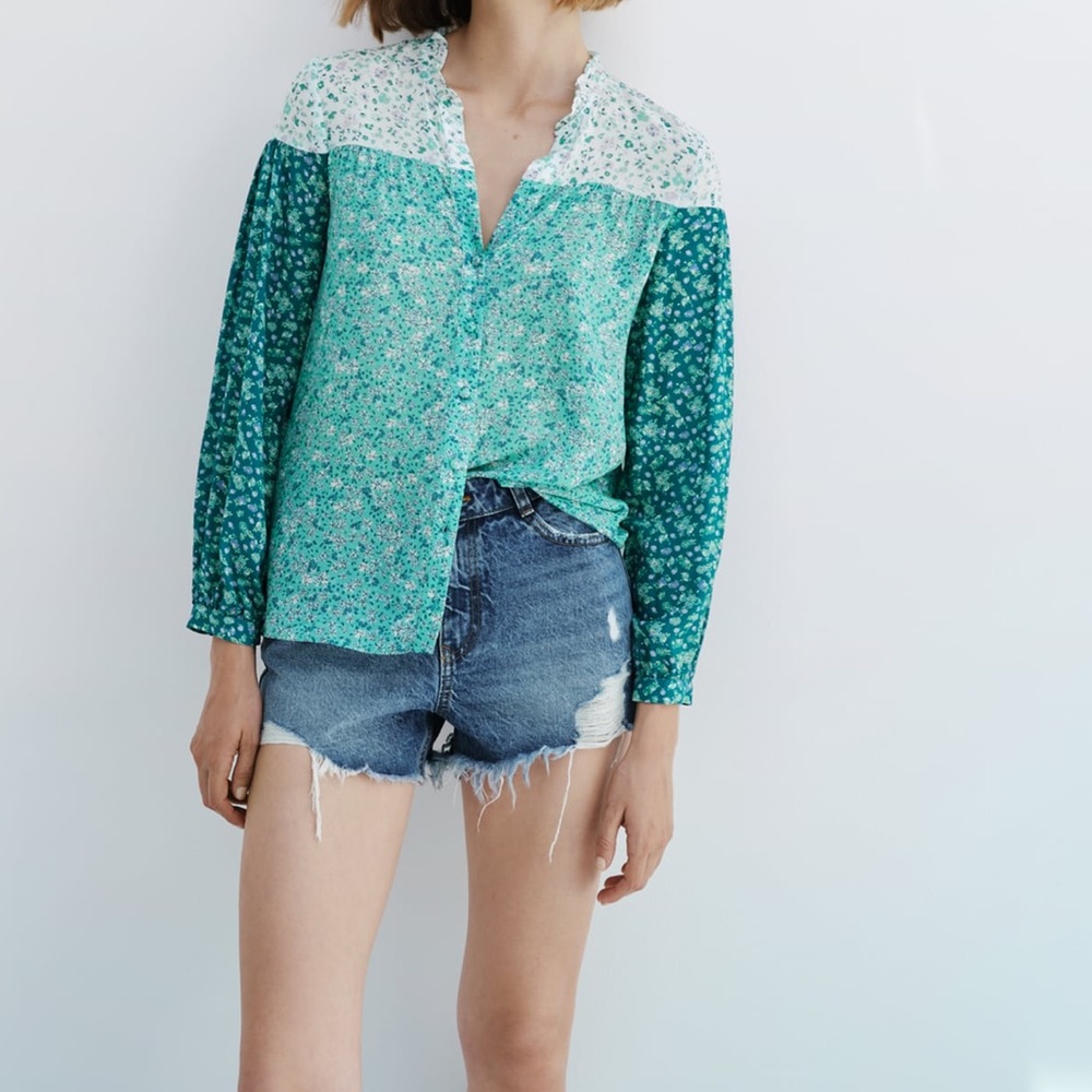 ZARA FLORAL PRINT‎ BLOUSE